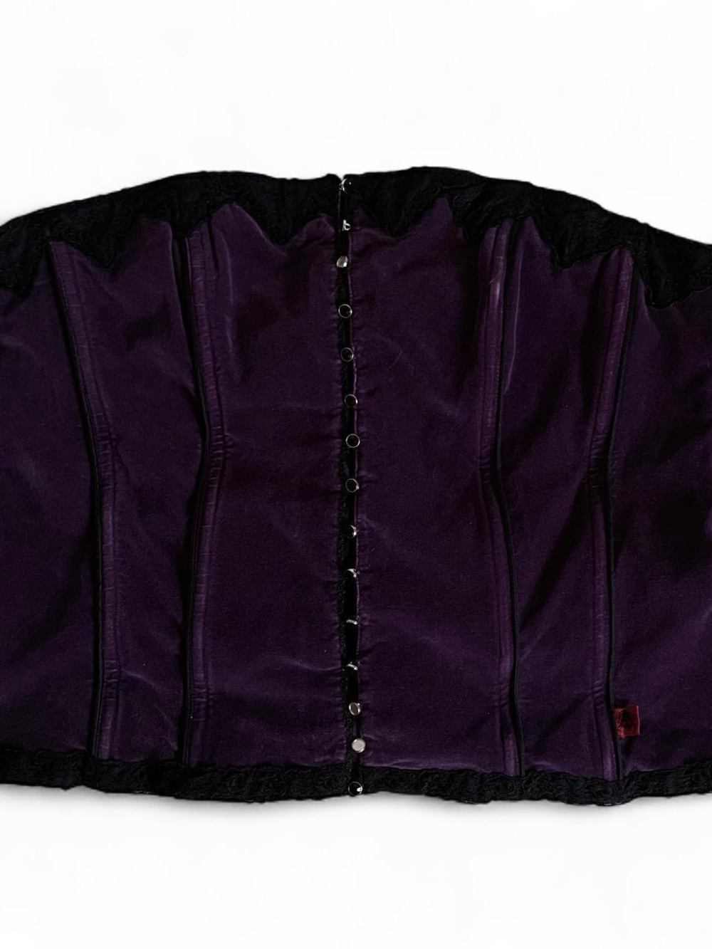 Vintage Tripp NYC Deep Purple Strapless Overbust Corset
